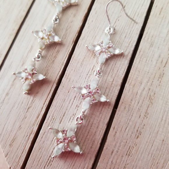Vintage Bridal Earrings, Chandelier Earrings - Picture 3 of 3